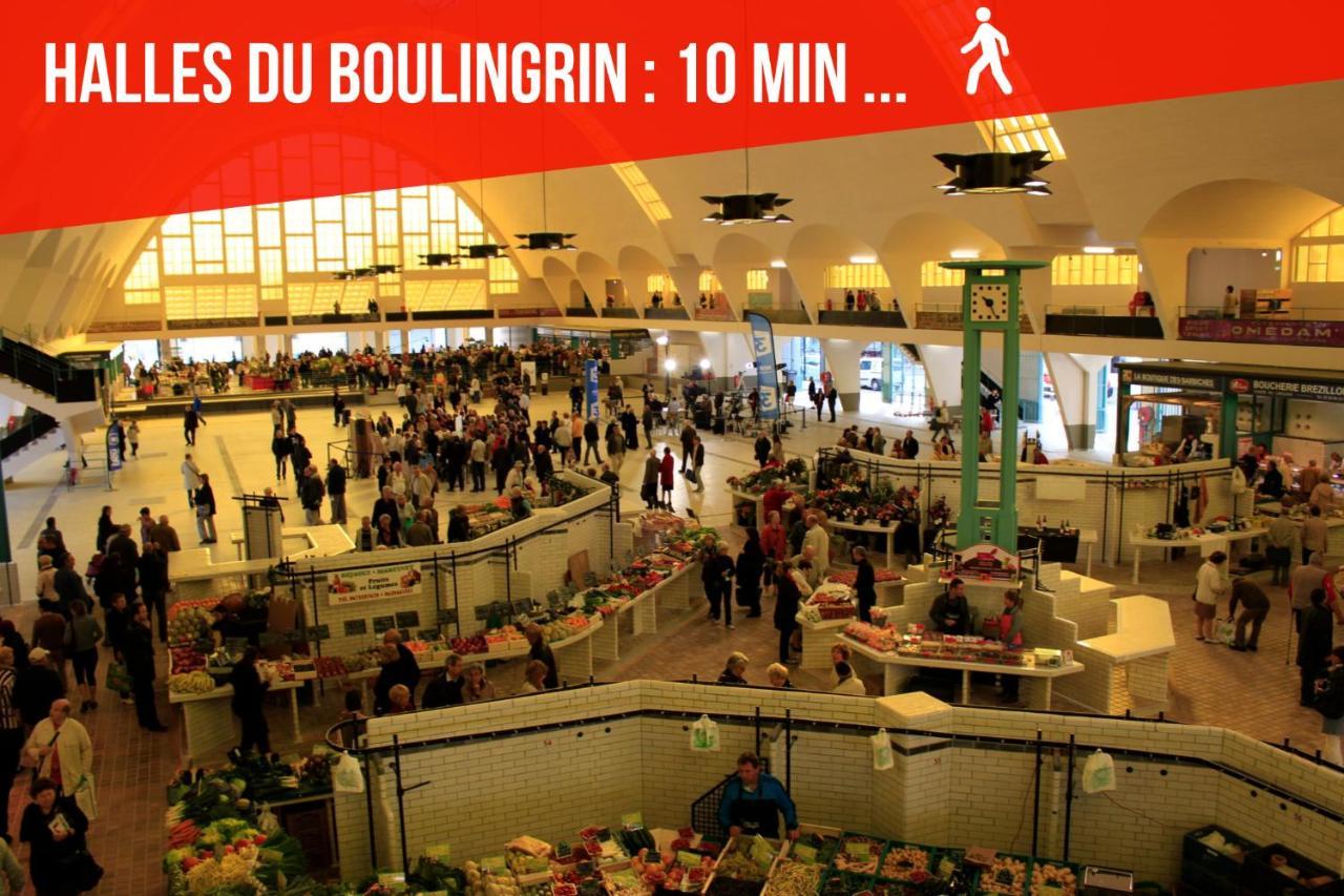 Explorereims - Studio Magique Proche Gare Et Centre Kültér fotó
